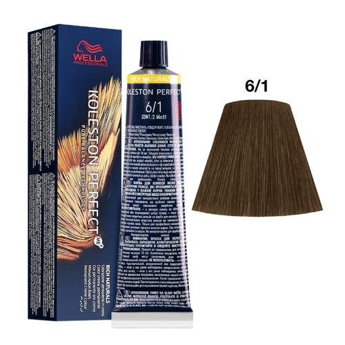 WELLA TINTE KOLESTON ME + 6/1 RUBIO OSCURO CENIZA
