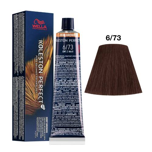 WELLA TINTE KOLESTON ME + 6/73 RUBIO OSCURO MARRON DORADO