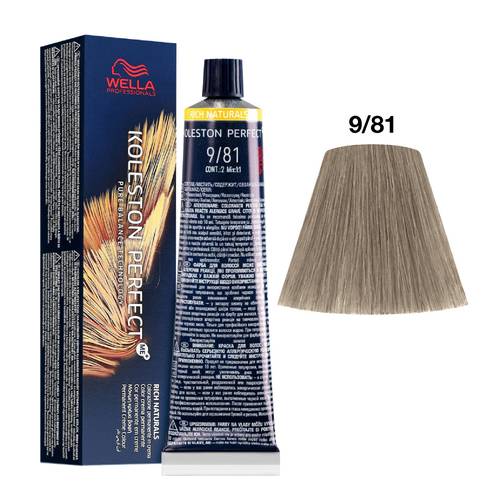 WELLA TINTE KOLESTON ME + 9/81 RUBIO MUY CLARO PERLA CENIZA