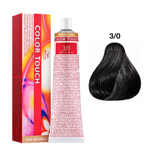 COLOR TOUCH 3-0 CASTAÑO OSCURO NATURAL INTENSO WELLA