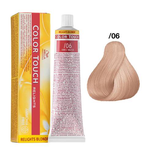 COLOR TOUCH RELIGHTS 06 NATURAL VIOLÍN 60GR WELLA