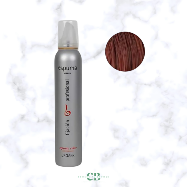 ESPUMA BROAER COLOR CASTAÑO 200ml