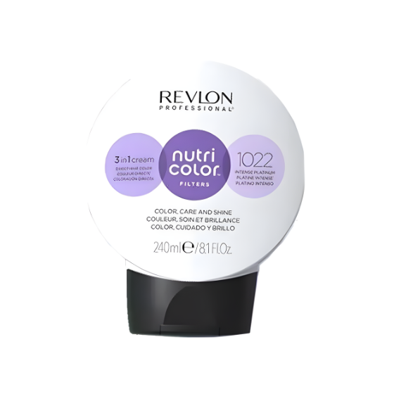REVLON NUTRI COLOR MASK CREME FILTERS 1002 PLATINO BLANCO 240ML
