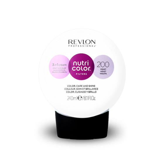 REVLON NUTRI COLOR MASK CREME FILTERS 200 VIOLETA 240ML