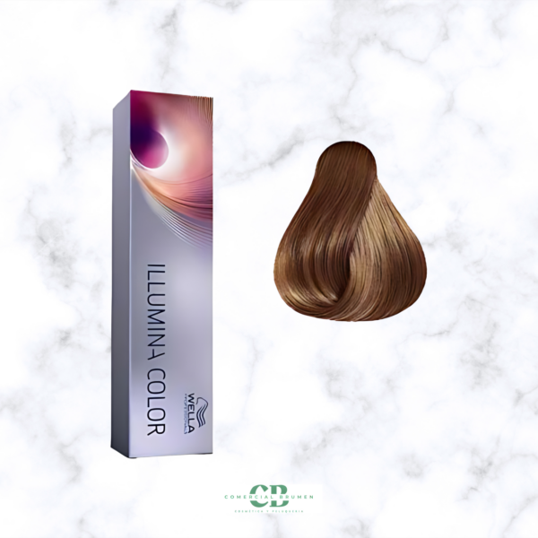 TINTE ILLUMINA COLOR 7-7 RUBIO MEDIO MARRON WELLA