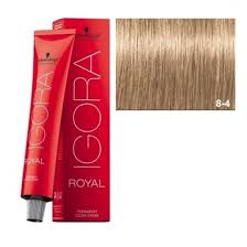 TINTE IGORA ROYAL 8-4 RUBIO CLARO BEIGE  Schwarzkopf
