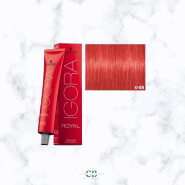 TINTE IGORA ROYAL 0-88 INTENSIFICADOR ROJO  60GR Schwarzkopf