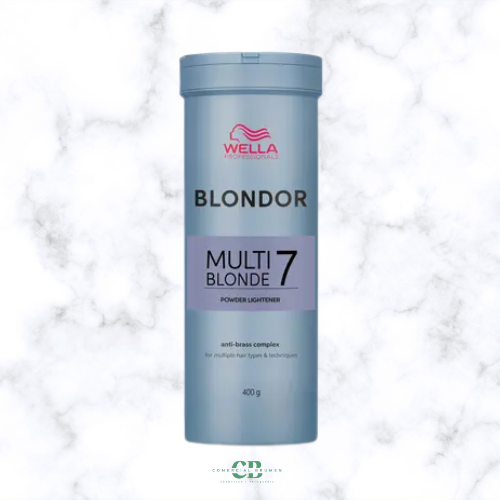 BLONDOR POLVO MULTI BLONDE 400 Gr. WELLA-polvo decolorante 7 tonos