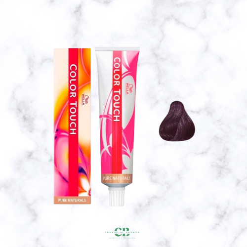 COLOR TOUCH 3-66 CASTAÑO OSCURO VIOLETA INTENSO WELLA-baño de color sin amoníaco