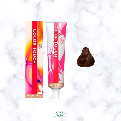 COLOR TOUCH 5-73 CASTAÑO CLARO MARRON DORADO WELLA-baño de color sin amoníaco