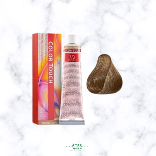 COLOR TOUCH 7-3 RUBIO MEDIO DORADO WELLA-baño de color sin amoníaco