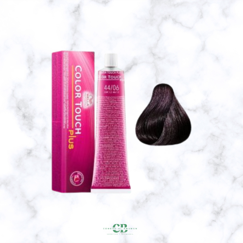 COLOR TOUCH PLUS 44-06 CASTAÑO MEDIO NATURAL VIOLÍN WELLA-baño de color sin amoníaco