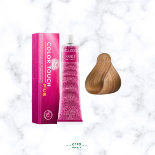 COLOR TOUCH PLUS 88-03 RUBIO CLARO NATURAL DORADO WELLA-baño de color sin amoníaco