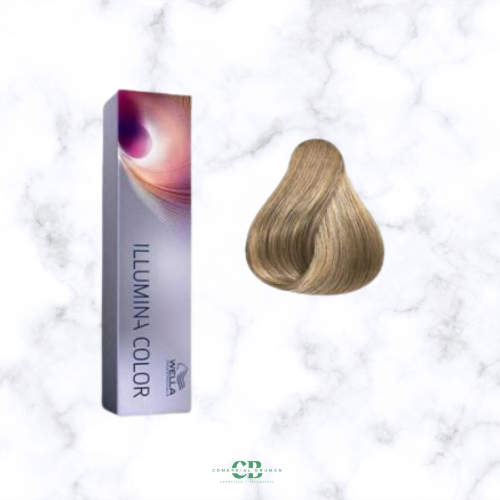 TINTE WELLA ILLUMINA COLOR 8/1 RUBIO CLARO CENIZA 60ML