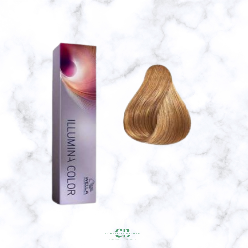 TINTE WELLA ILLUMINA COLOR 8/37 RUBIO CLARO DORADO MARRON 60ML