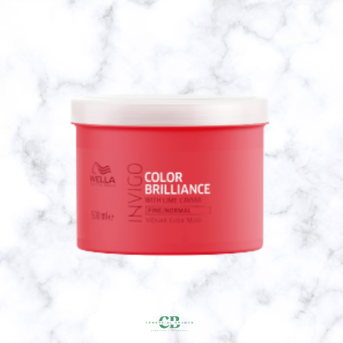 INVIGO WELLA BRILLIANCE MASK CABELLOS FINOS 500ml-mascarilla cabellos finos teñidos