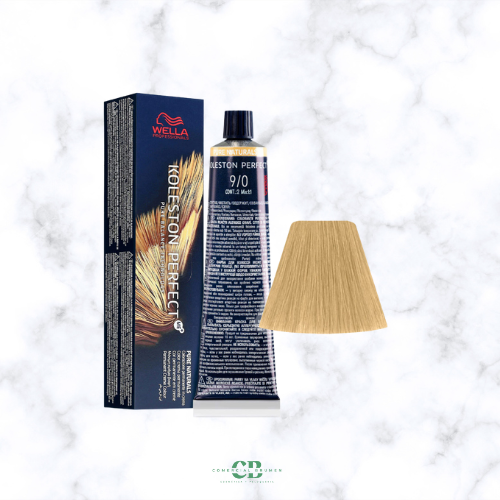 WELLA TINTE KOLESTON PERFECT ME + 9/0 RUBIO MUY CLARO NATURAL 60 GR