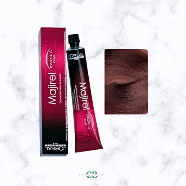 TINTE L´OREAL MAJIREL 4.45 CASTAÑO MEDIO COBRIZO CAOBA 50GR