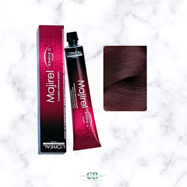 TINTE L´OREAL MAJIREL 4.56 CASTAÑO MEDIO CAOBA ROJIZO 50GR