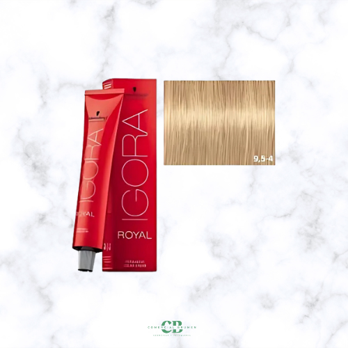 TINTE IGORA ROYAL 9,5-4 RUBIO EXTRACLARO  BEIGE  Schwarzkopf