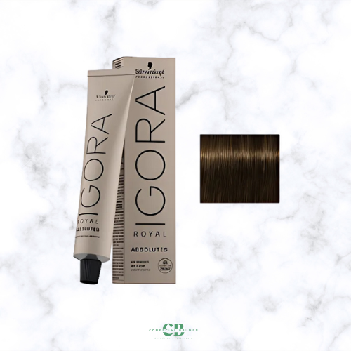TINTE IGORA ROYAL ABSOLUT 6-50 RUBIO OSCURO DORADO NATURAL  Schwarzkopf