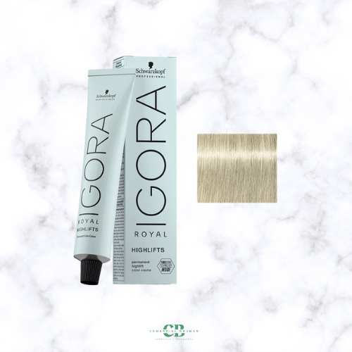 TINTE IGORA ROYAL HIGHLIFT 10-1 RUBIO PLATINO CENIZA 60 GR  Schwarzkopf