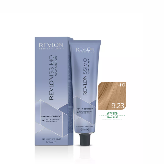 TINTE REVLONISSIMO 9-23 RUBIO MUY CLARO BEIGE NACARADO 60ML