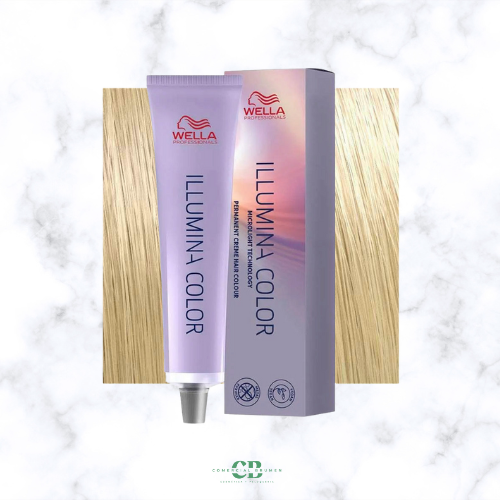 TINTE WELLA ILLUMINA COLOR 10/38 RUBIO SUPER CLARO DORADO PERLA 60ML