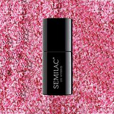 SEMILAC ESMALTE SEMIPERMANENTE 7ml 296 INTENSE PINK SHIMMER