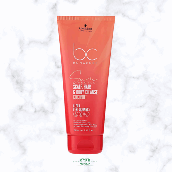 BONACURE SUN CHAMPÚ PROTECTOR SOLAR 3 EN 1 CUERO CABELLUDO,CABELLO Y CUERPO 200ML-Schwarzkopf