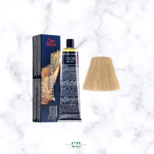 WELLA TINTE KOLESTON PERFECT ME +10/38 RUBIO EXTRACLARO DORADO PERLA 60 GR