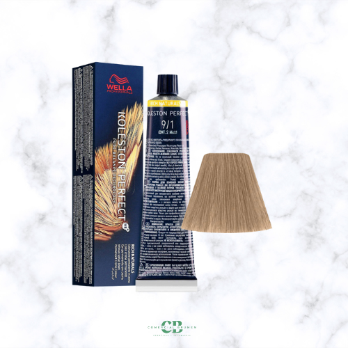 WELLA TINTE KOLESTON PERFECT ME + 9/1 RUBIO MUY CLARO CENIZA 60 GR