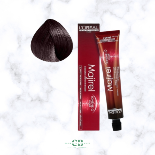 TINTE L´OREAL MAJIREL 5.15 CASTAÑO CLARO CENIZA CAOBA 50GR
