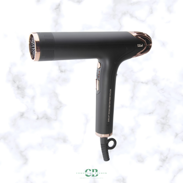 SECADOR DG LIM HAIR NEGRO-ROSE GOLD