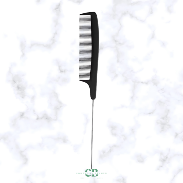 PEINE EUROSTIL CARBONO PÚA METAL