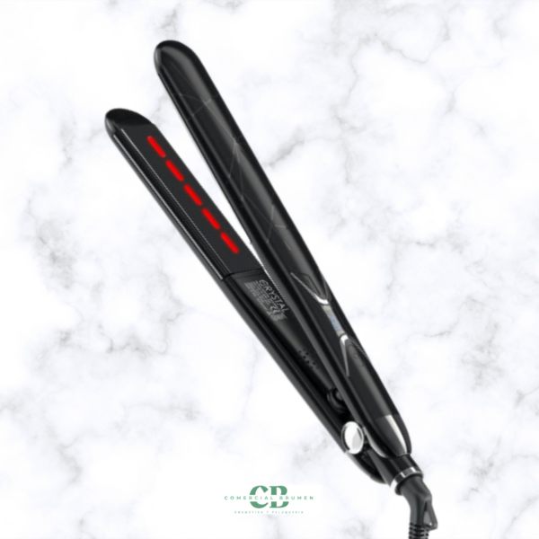 PLANCHA AGV BLACK CRYSTAL INFRARROJOS TITANIO