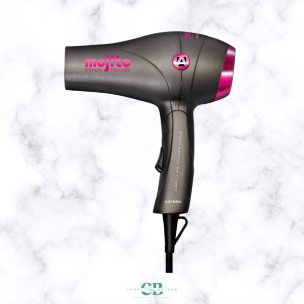 SECADOR DE VIAJE PLEGABLE ARTERO MOJITO PINK