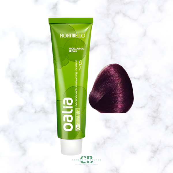 MONTIBELLO TINTE OALIA SIN AMONIACO 7-88 RUBIO MEDIO PURPURA INTENSO
