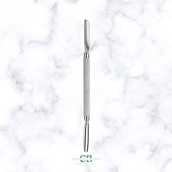 EMPUJA CUTICULAS DOBLE ACERO INOXIDABLE EUROSTIL 04689