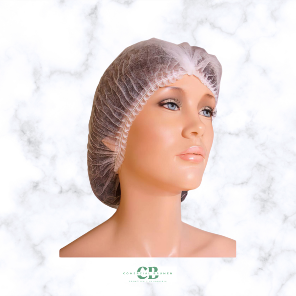 GORRO CELULOSA POLIPROPILENO DESECHABLE PLEGADO EUROSTIL UNIDAD